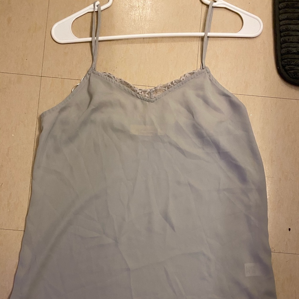 Vera Wang Satin Gray Cami